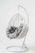 Harrington Single Hanging Egg Chair White