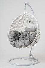 Harrington Single Hanging Egg Chair White