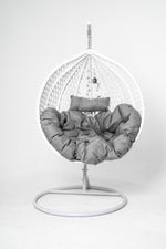 Harrington Single Hanging Egg Chair White